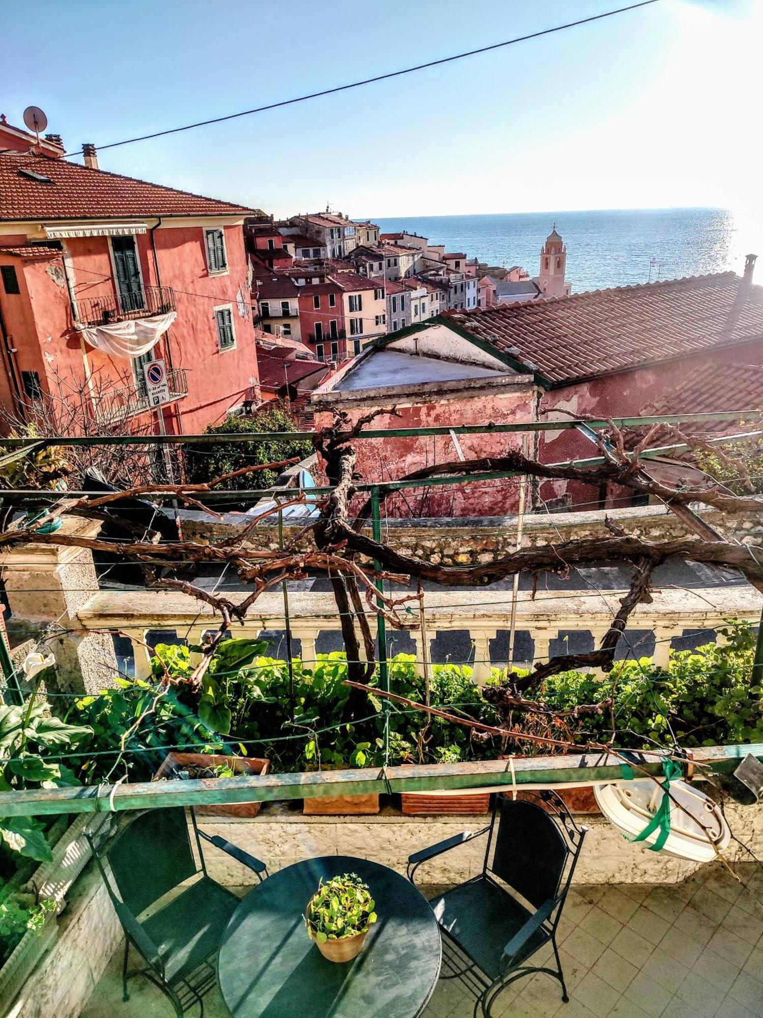 -La Terrazza Nel Vigneto- Golfo Dei Poeti Daire Tellaro Dış mekan fotoğraf